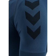 hummel Funktionsunterwäsche Kurzarmshirt Seamless Rundhals nahtlos denimblau Herren